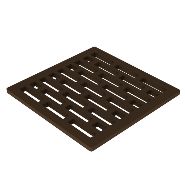 Newport Brass 4" Square Shower Drain in Oil Rubbed Bronze 233-406/10B